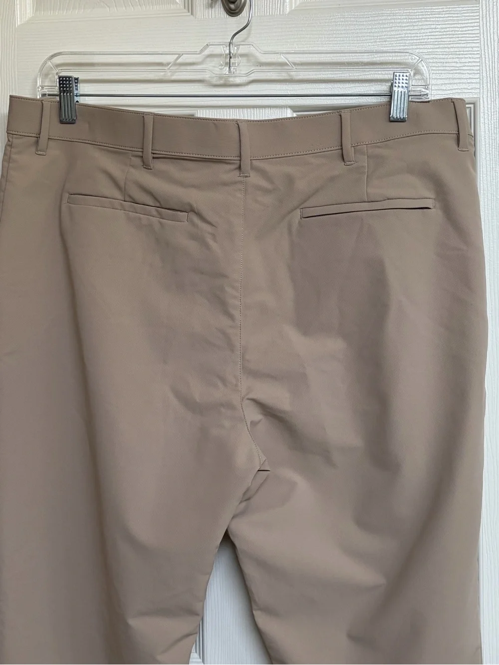 Banana Republic Mens 38x32 Khaki Straight Performance Chino Pants